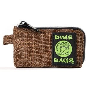 5" Padded Pouch From Dime Bags-Brown NWT